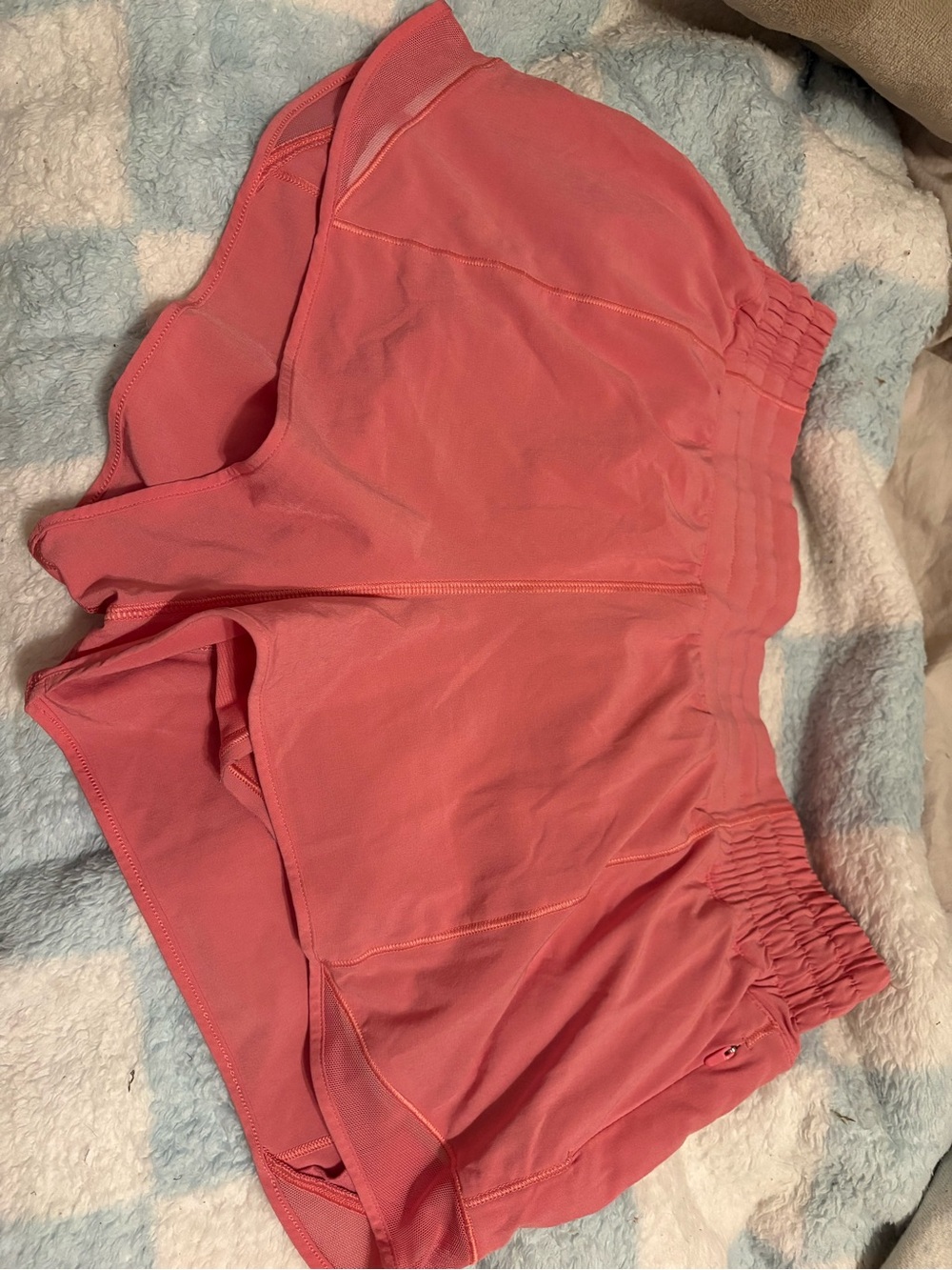 lululemon athletica Coral Pink Athletic Shorts